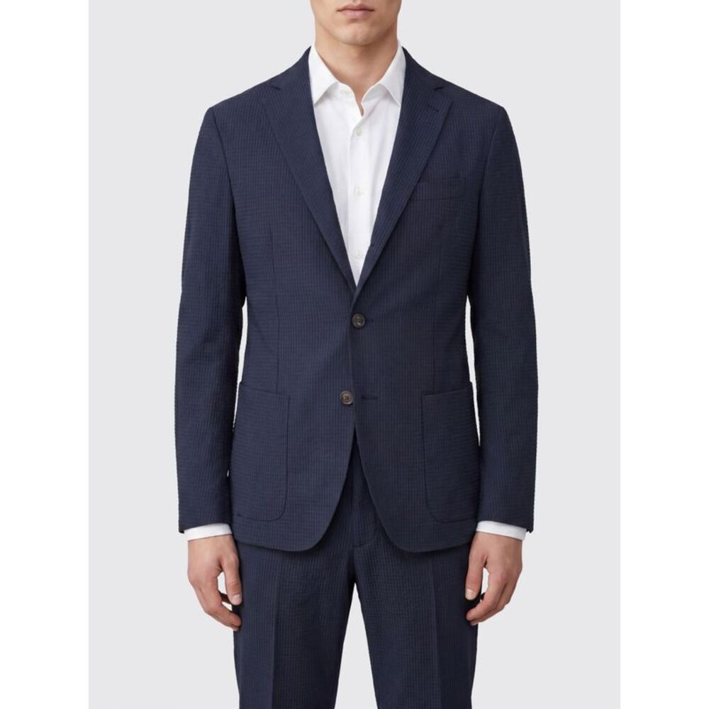 Eleventy Jacket Men Blue